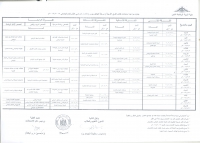 جدول  امتحانات طلاب  الفرق الأربعة (مرحلة البكالوريوس ) للفصل الدراسى الأول للعام الجامعى 2018/2017