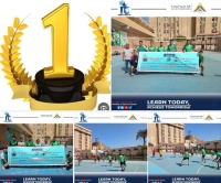 فوز كلية(علوم الرياضة) في الدوري الداخلي لكرة الطائرة طلبة لجامعة بنها