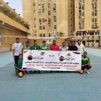 فوز منتخب الكلية للكرة الطائرة فى الدورة الداخلى للجامعه على كلية الحاسبات 0/2 وحصوله على المركز الأول